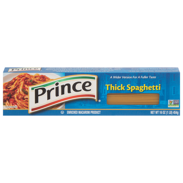 Dry Pasta Prince Spaghetti, Thick hero