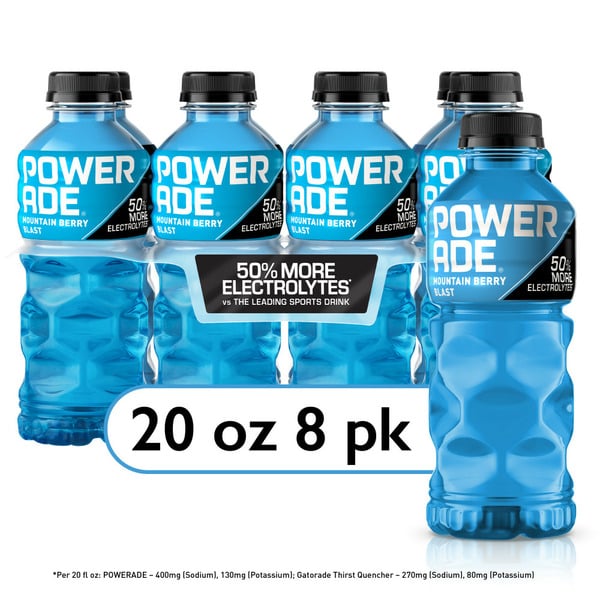 Energy & Sports Drinks POWERADE Sports Drink, Mountain Berry Blast hero