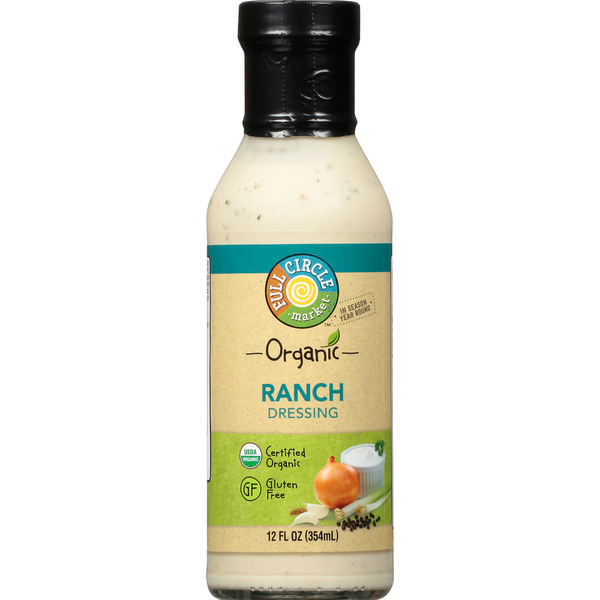 Salad Dressing & Toppings Full Circle Dressing, Ranch hero