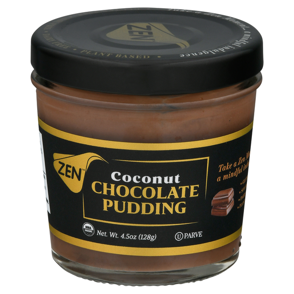 Refrigerated Pudding & Desserts Zen Chocolate Pudding, Coconut hero