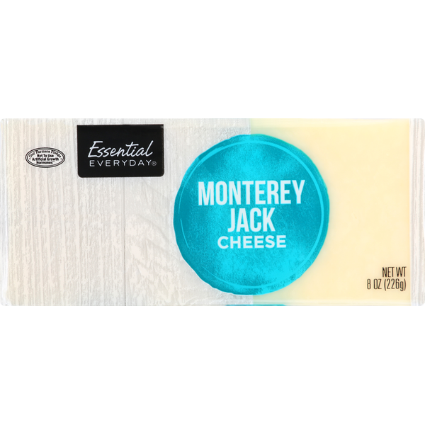 Cheese Essential Everyday Monterey Jack Cheese Chunk hero