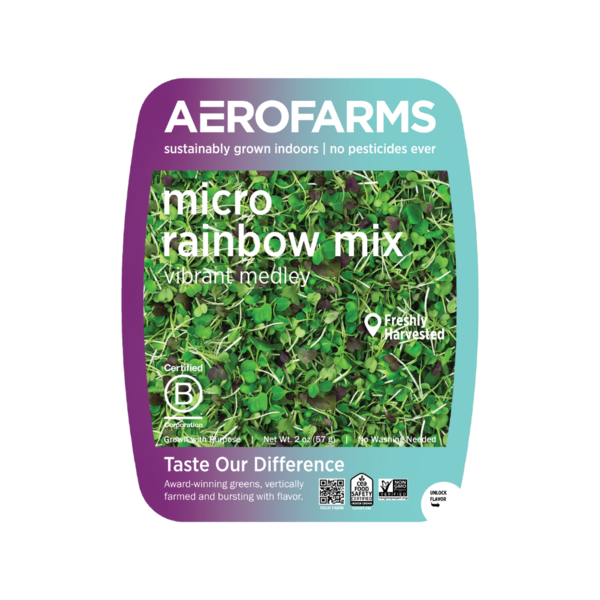 Fresh Herbs AeroFarms Micro Rainbow Mix hero