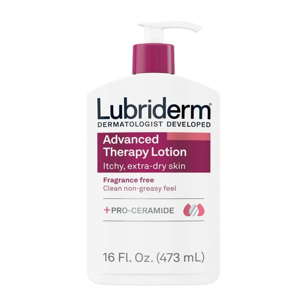 Hand Care LUBRIDERM Advanced Therapy Fragrance Free Lotion, Vitamin E hero