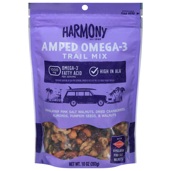 Harmony Trail Mix, Amped Omega-3 hero