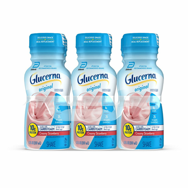 Protein & Meal Replacements Glucerna to Support Blood Sugar Management, Creamy Strawberry hero