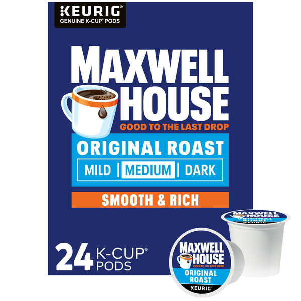 Bulk Tea & Coffee Maxwell House Original Roast Medium Roast K-Cup Coffee Pods hero