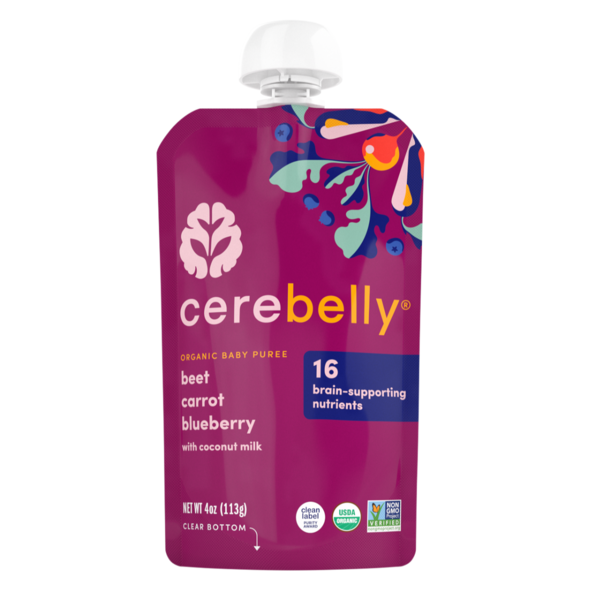 Cerebelly Organic, Beet Carrot Blueberry hero