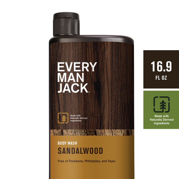 Body Lotions & Soap Every Man Jack Men Sandalwood Hydrating Body Wash hero