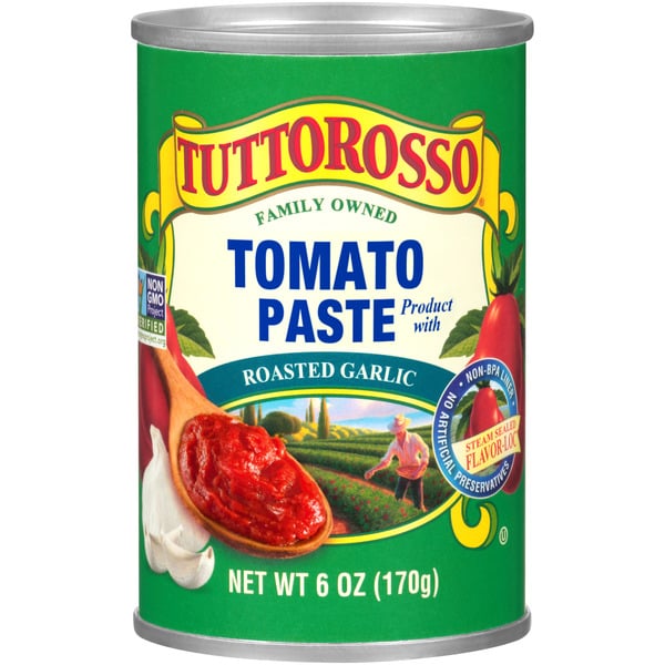 Tuttorosso Roasted Garlic Tomato Paste hero