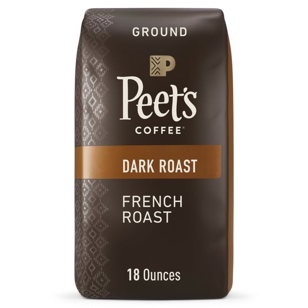 Coffee Peet's Coffee French Roast, Dark Roast Ground Coffee, Bag hero