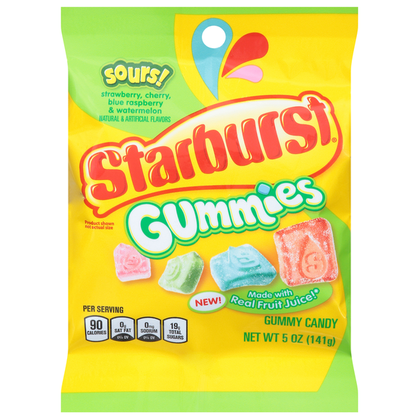 STARBURST Gummy Candy, Sours, Gummies hero