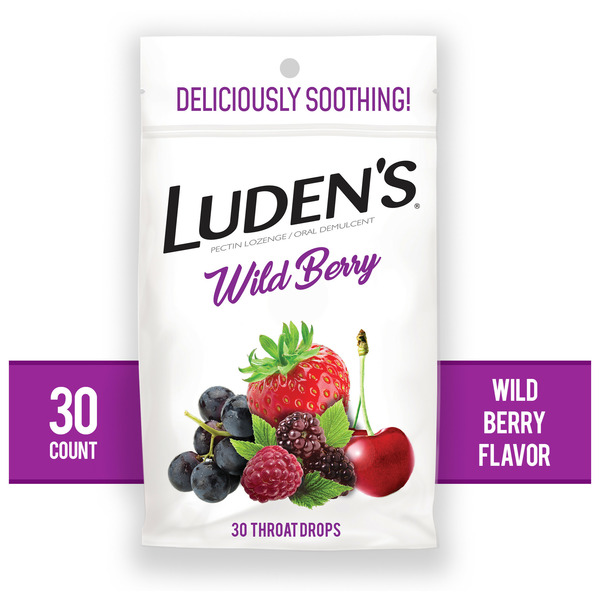 Cold, Flu & Allergy Luden's Soothing Throat Drops  Wild Berry hero