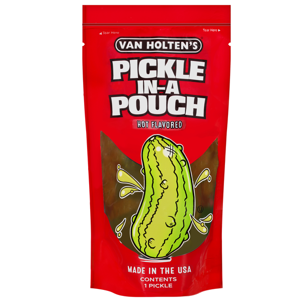 Pickled Goods & Olives Van Holten's Pickle-in-a Pouch, Hot Flavored hero