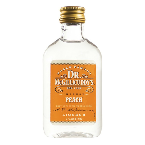 Spirits Dr McGillicuddy's Peach Liqueur, 21.000% Alcohol hero