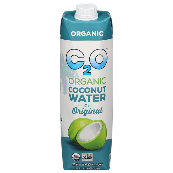 C2O Coconut Water, Organic, Original hero