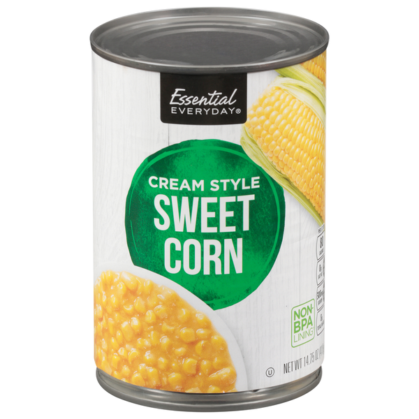 Canned & Jarred Vegetables Essential Everyday Sweet Corn, Cream Style hero