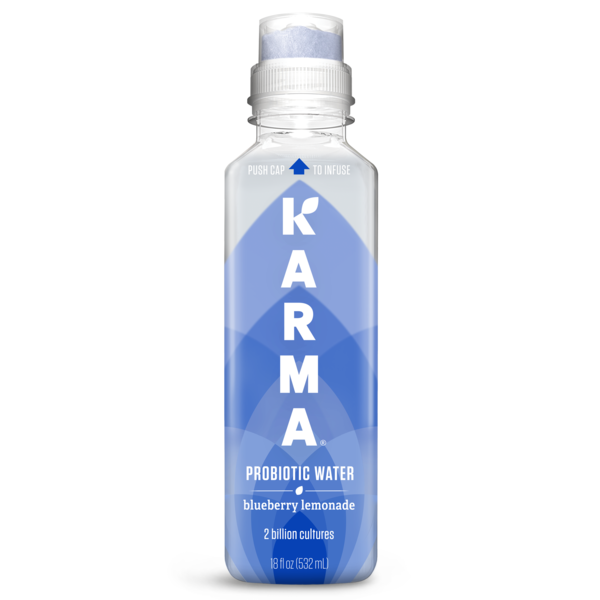 Food Karma Probiotic Water Blueberry Lemonade hero