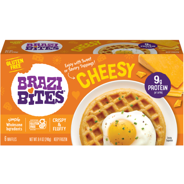 Brazi Bites Cheesy Gluten-Free Waffles hero