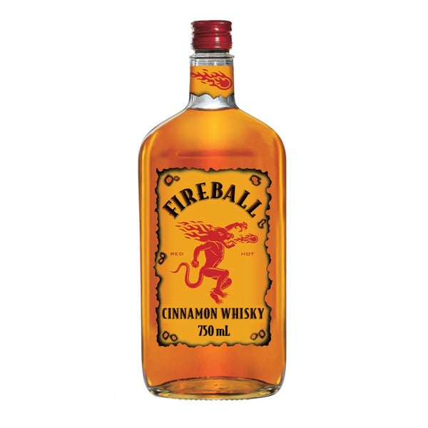 Whiskey Fireball Cinnamon Whiskey, Cinnamon Whisky, Liquor, 66 Proof hero