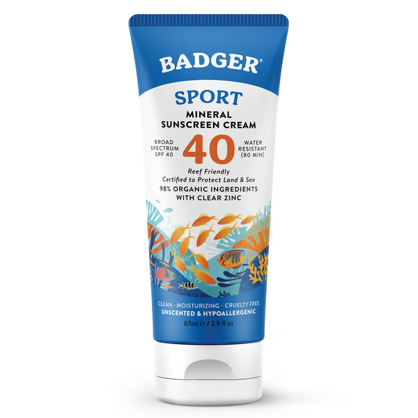 Body Lotions & Soap Badger Sport Mineral Sunscreen Cream - SPF 40 hero