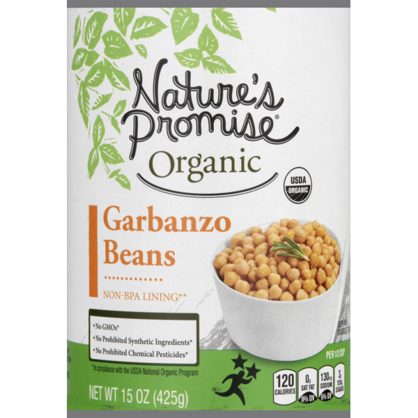 Canned Meals & Beans Nature's Promise Organic Garbanzo Beans hero