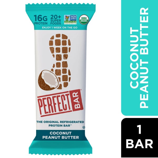 Protein, Energy & Granola Bars Perfect Snacks Coconut Peanut Butter Protein Bar, Gluten-Free hero