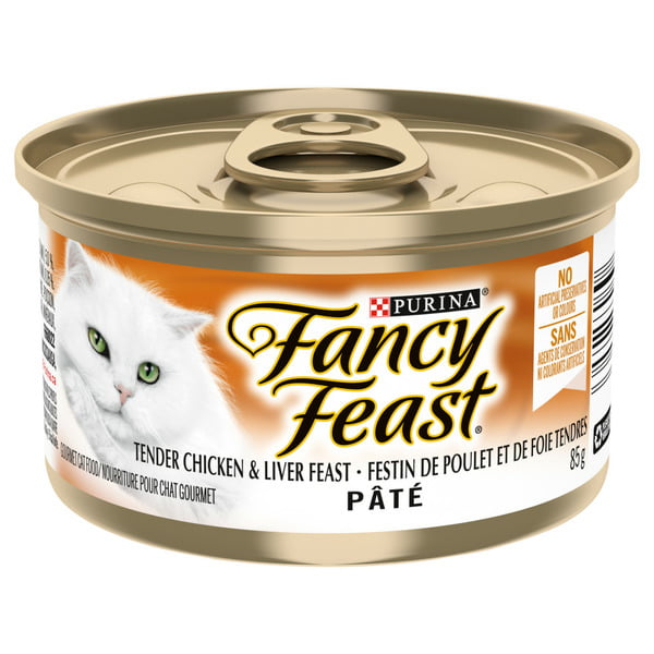 Cat Food & Care Fancy Feast Dishware Pâté Tender Liver & Chicken Feast hero