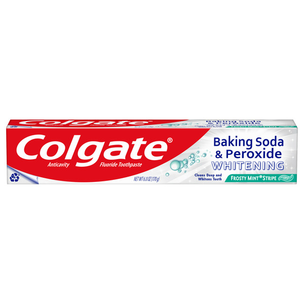 Oral Hygiene Colgate Whitening Toothpaste, Frosty Mint Stripe hero