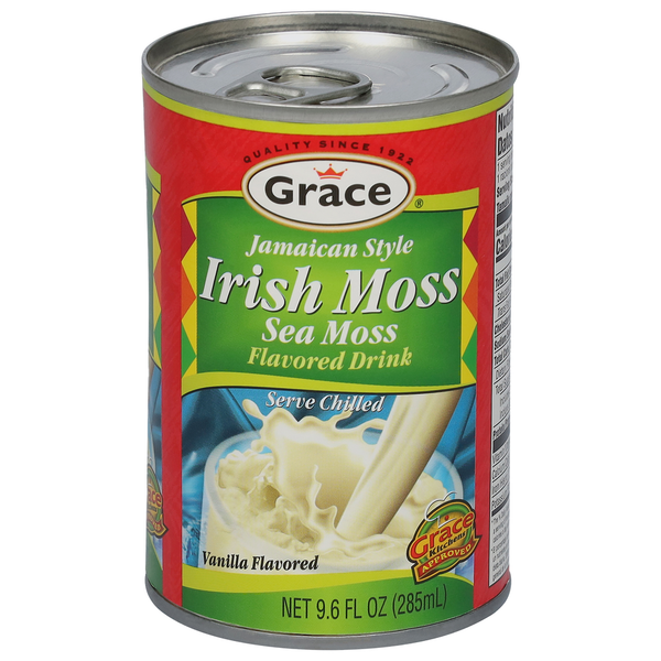 Sport & Energy Drinks Grace Flavored Drink, Irish Moss Sea Moss, Jamaican Style, Vanilla Flavored hero