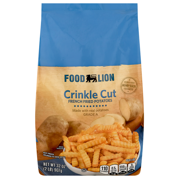 Frozen Appetizers & Sides Food Lion French Fried Potatoes, Crinkle Cut hero