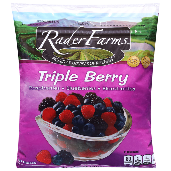 Frozen Produce Rader Farms Triple Berry hero