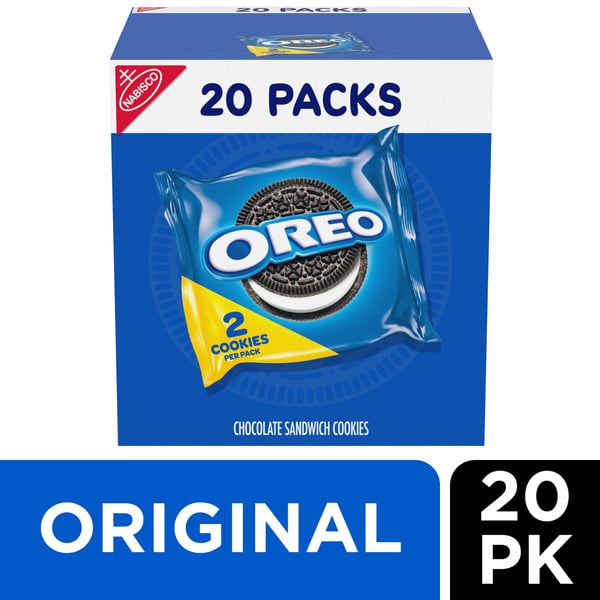 Cookies & Cakes Oreo Chocolate Sandwich Cookies, Snack Packs hero