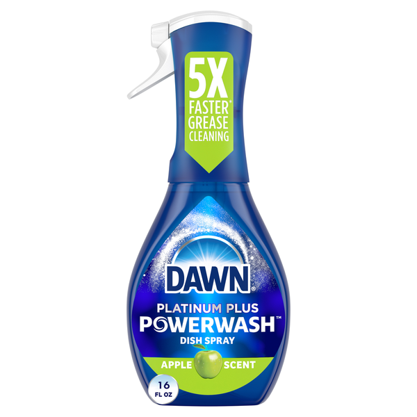 Dish Detergents Dawn Platinum Powerwash Dish Spray, Dish Soap, Apple Scent hero