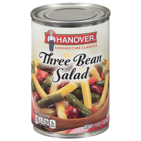 Canned Meals & Beans Hanover Three Bean Salad hero