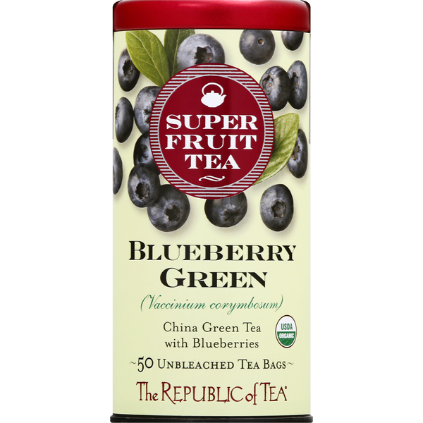 Tea The Republic of Tea Superfruit Blueberry Green Tea hero