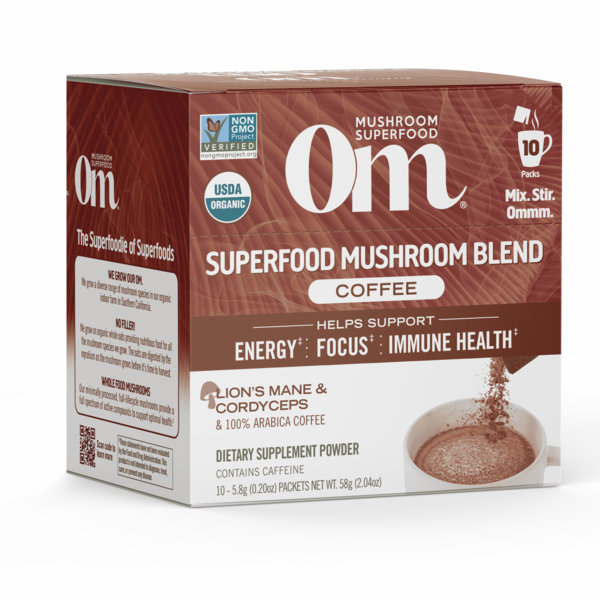 Mushrooms, Herbs & Tinctures Om Mushroom Coffee Blend hero