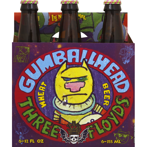 Beers & Coolers Three Floyds Beer, Gumballhead, Wheat hero