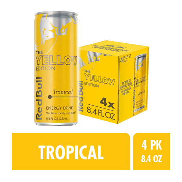 Save Mart Red Bull Yellow Edition Tropical Energy Drink Same Day