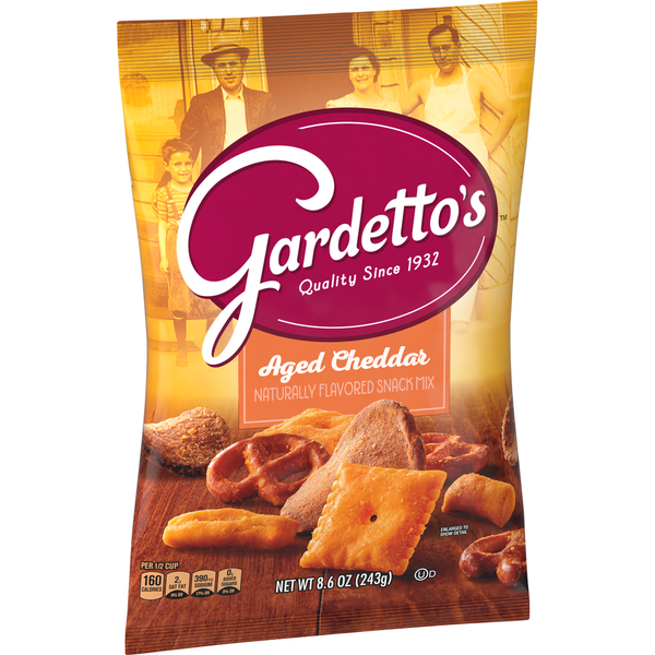 Candy & Chocolate Gardetto's Aged Cheddar Snack Mix hero