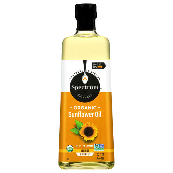 Oils, Vinegars & Fats Spectrum Culinary Sunflower Oil, Organic hero