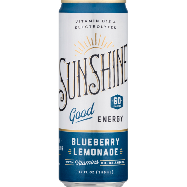 Energy & Sports Drinks Sunshine Energy Drink, Blueberry Lemonade hero