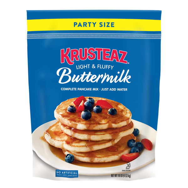 Hot Cereal & Pancake Mixes Krusteaz Light & Fluffy Buttermilk Pancake & Waffle Mix hero