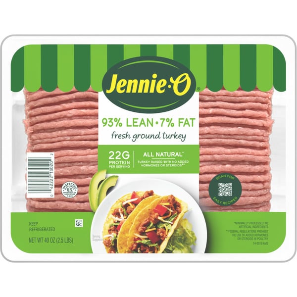 Packaged Poultry Jennie-o Turkey Store Lean Ground Turkey hero