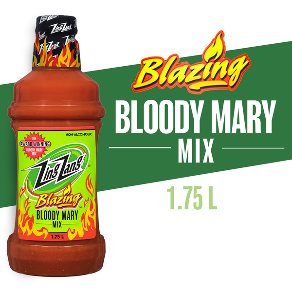 Zing Zang Blazing Bloody Mary Mix, Non-Alcoholic Cocktail Mixer hero