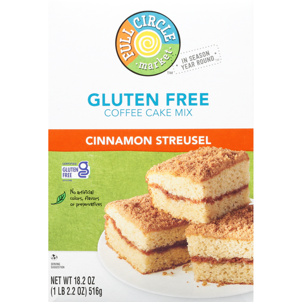 Bakery Desserts Full Circle Coffee Cake Mix, Gluten Free, Cinnamon Streusel hero