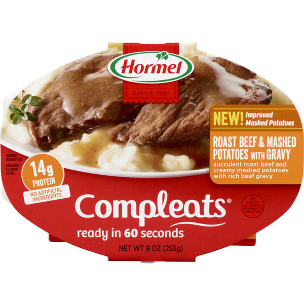 Frozen Appetizers & Sides Hormel Roast Beef Compleats hero