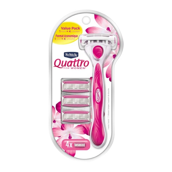 Shave Needs Schick Quattro for Women Value Pack hero