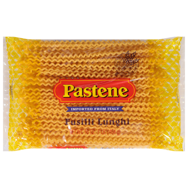 Dry Pasta Pastene Fusilli Lunghi 58 hero