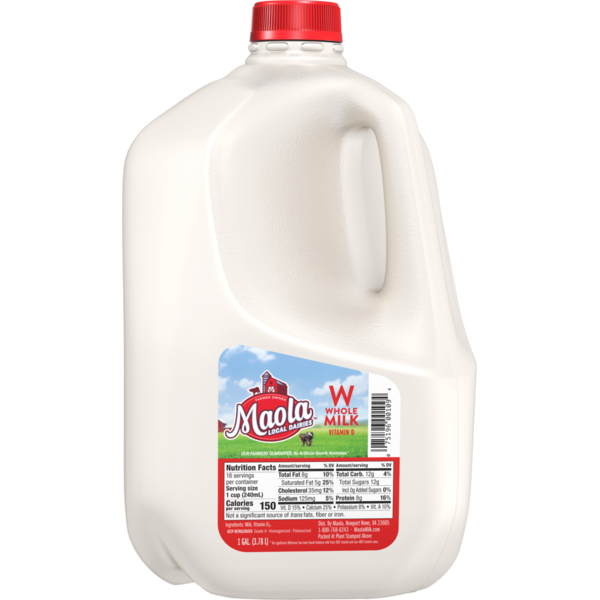 Milk, Soy & Lactose Free Maola Whole Milk hero