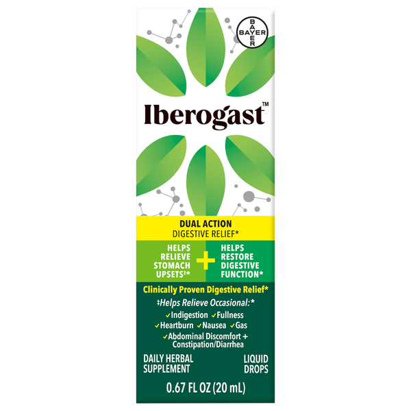 Cold, Flu & Allergy Iberogast Digestive Relief, Dual Action, Liquid Drops hero